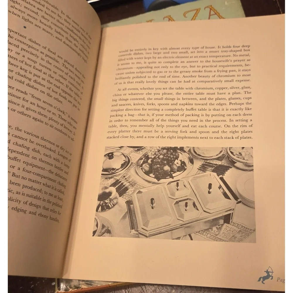 Emily Post How To Give Buffet Suppers 1933 Booklet 1st Edition Art Deco RARE